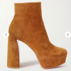 Christian Louboutin Movida Suede 130 Platform Bootie